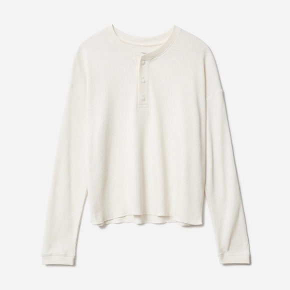 Everlane Tops - Everlane Organic Cotton Waffle Henley